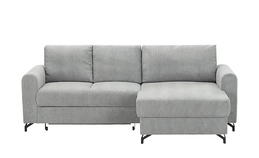 uno Ecksofa Cord Latina ¦ grau ¦ Maße (cm): B: 232 H: 110 T: 156 Polstermöb günstig online kaufen