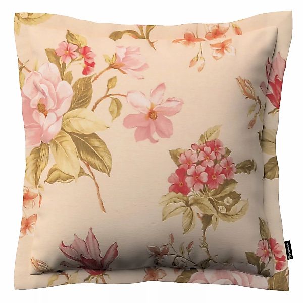 Kissenhülle Mona mit Stehsaum, creme-rosa, 45 x 45 cm, Londres (143-87) günstig online kaufen