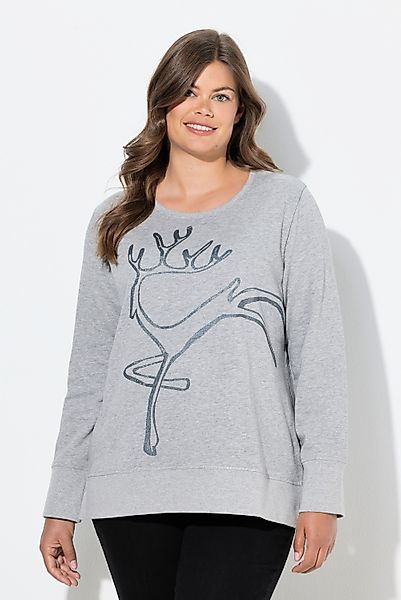 Laurasøn Sweatshirt Sweatshirt Langarm Rundhalsausschnitt günstig online kaufen