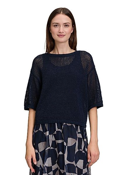Betty&Co Kurzarmshirt Damen mit Lochmuster (1-tlg) günstig online kaufen