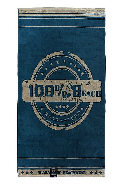 jilda-tex Strandtuch, Frotteevelours (1-St), weiche Frottee-Veloursqualität günstig online kaufen