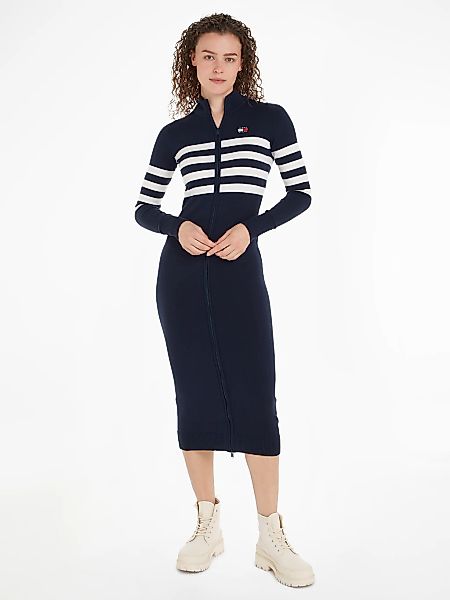 Tommy Jeans Sweatkleid "TJW STRIPE MIDI SWEATER DRESS" mit Streifendesign günstig online kaufen