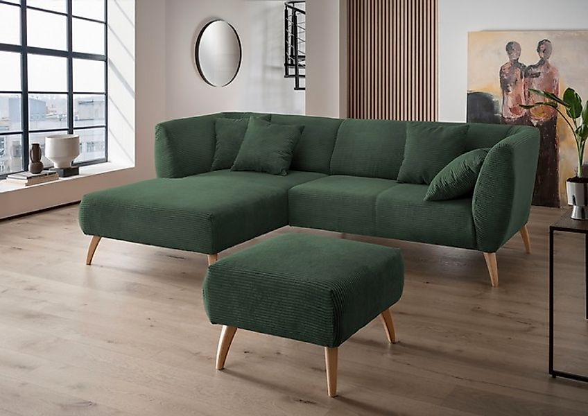 INOSIGN Ecksofa »Colori Polstermöbel mit zeitlos eleganter Rückenführung. L günstig online kaufen