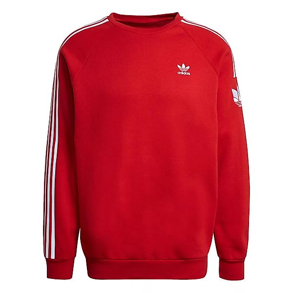 Adidas Originals Adicolor 3d Trefoil 3 Stripes Crew Pullover S Scarlet günstig online kaufen