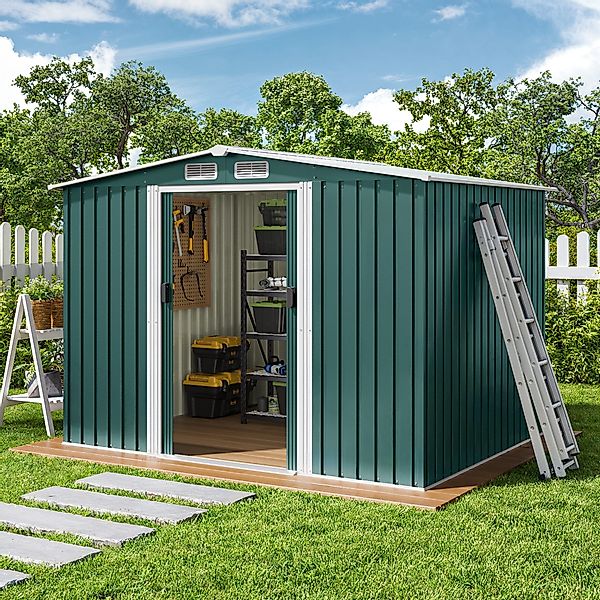 Bealife Gartenhaus Robuster Metall-Gartengeräteschuppen BXT: 258×207 günstig online kaufen