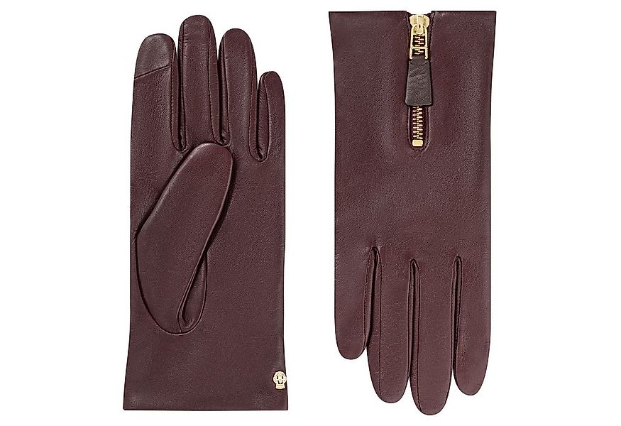 Roeckl Lederhandschuhe York Touch Fingerhandschuhe mit Reißverschluss günstig online kaufen