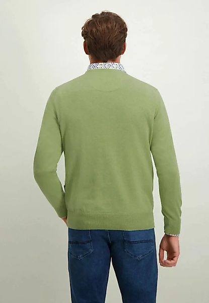 State Of Art Pullover mit V-Ausschnitt Grün - Größe M günstig online kaufen