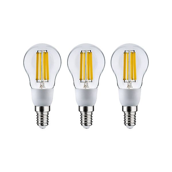 Paulmann "Eco-Line Filament 230V LED Tropfen E14 3er-Set 100 mm 3x525lm 3x2 günstig online kaufen
