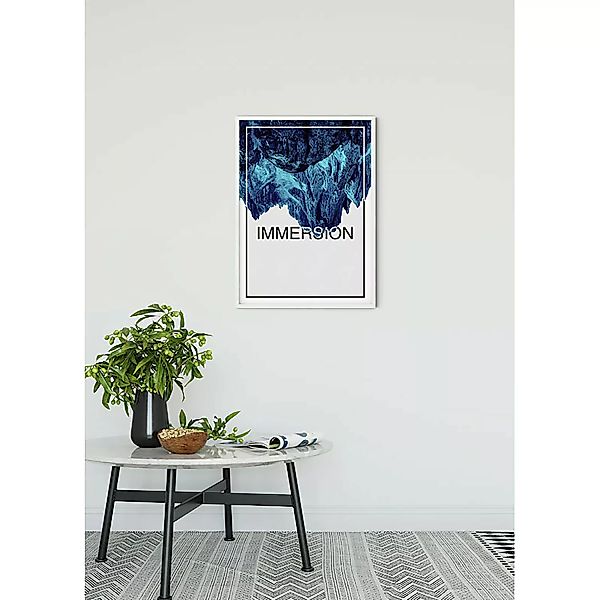 KOMAR Wandbild - Immersion Blue - Größe: 50 x 70 cm mehrfarbig Gr. one size günstig online kaufen
