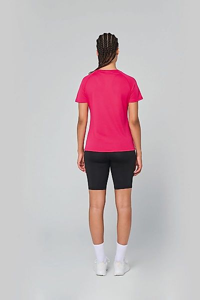 Proact Trainingsshirt Damen Kurzarm-Sportshirt mit V-Ausschnitt günstig online kaufen