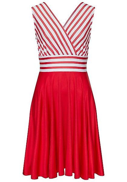 LASCANA Sommerkleid in Wickeloptik, Strandkleid, maritim günstig online kaufen