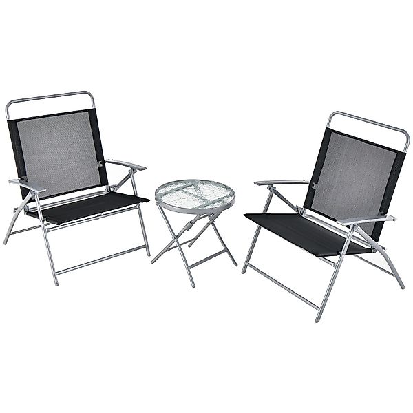 COSTWAY Balkonset 3-teilig, mit Bistrotisch und günstig online kaufen