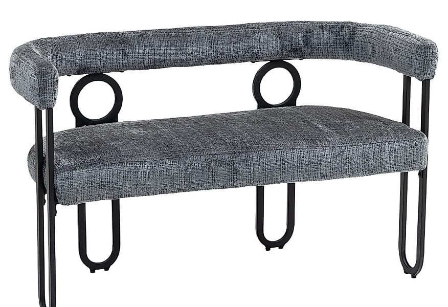 LVHOM Gartenstuhl Retro-Ring Metall 2-/4-/6er-Set, Chenille/PU günstig online kaufen