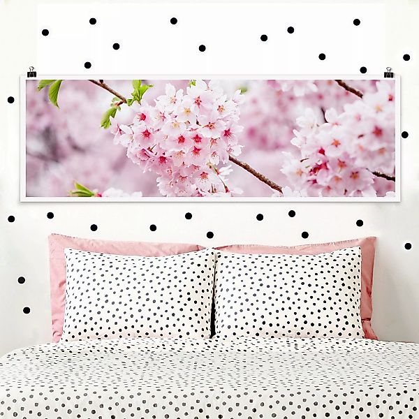 Poster Japanische Kirschblüten günstig online kaufen