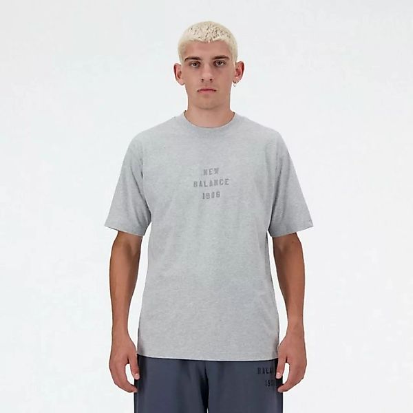 New Balance Kurzarmshirt Mens Lifestyle T-Shirt ATHLGREY AG günstig online kaufen