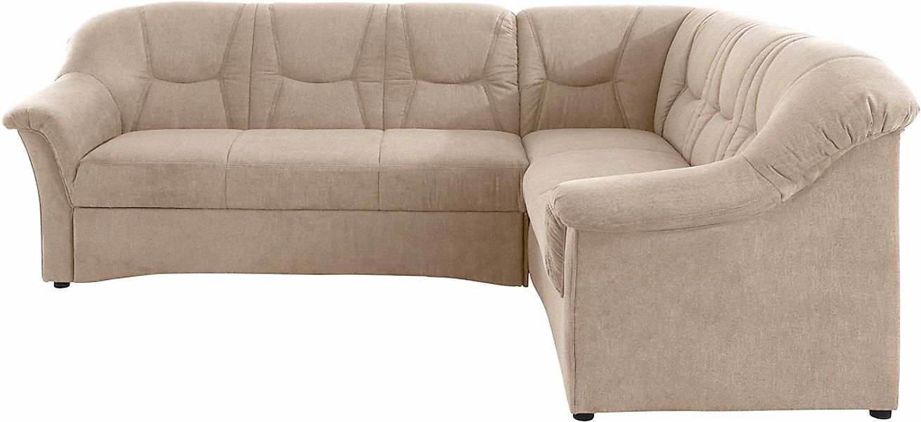 DOMO collection Ecksofa "Sarafina zeitlos&bequem, optional mit Federkern, B günstig online kaufen