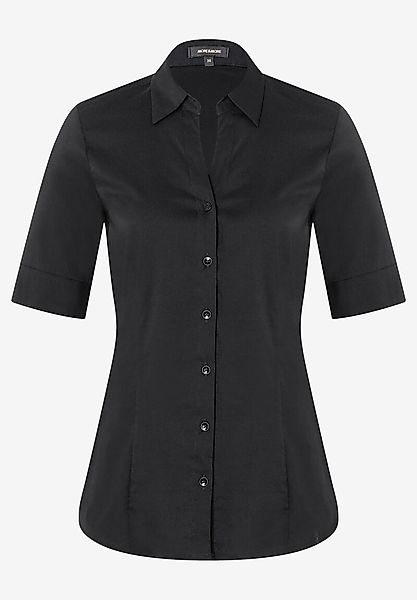 MORE&MORE Kurzarmbluse Cotton Stretch Blous günstig online kaufen