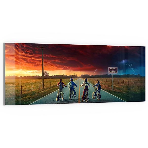 DEQORI Glasbild 'Stranger Things Mystisch', 'Stranger günstig online kaufen
