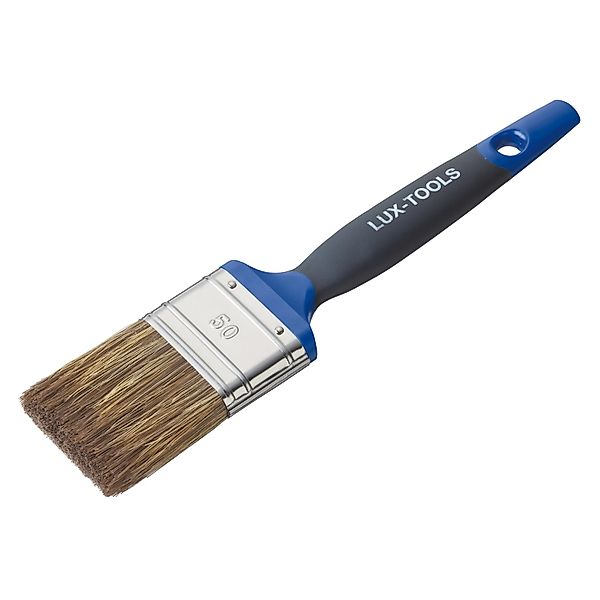 LUX-TOOLS Flachpinsel Soft Grip Lasur 50 mm günstig online kaufen