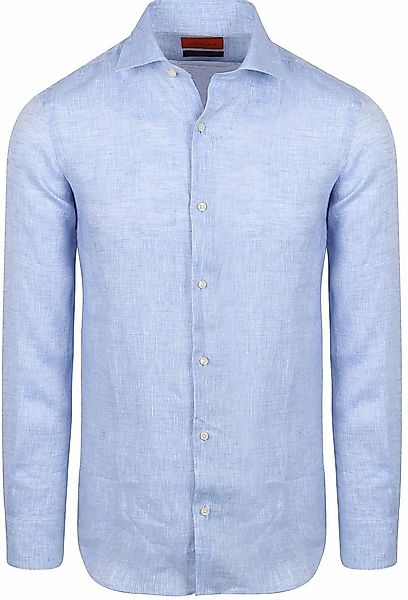 Suitable Hemd Leinen Hellblau - Größe 38 günstig online kaufen