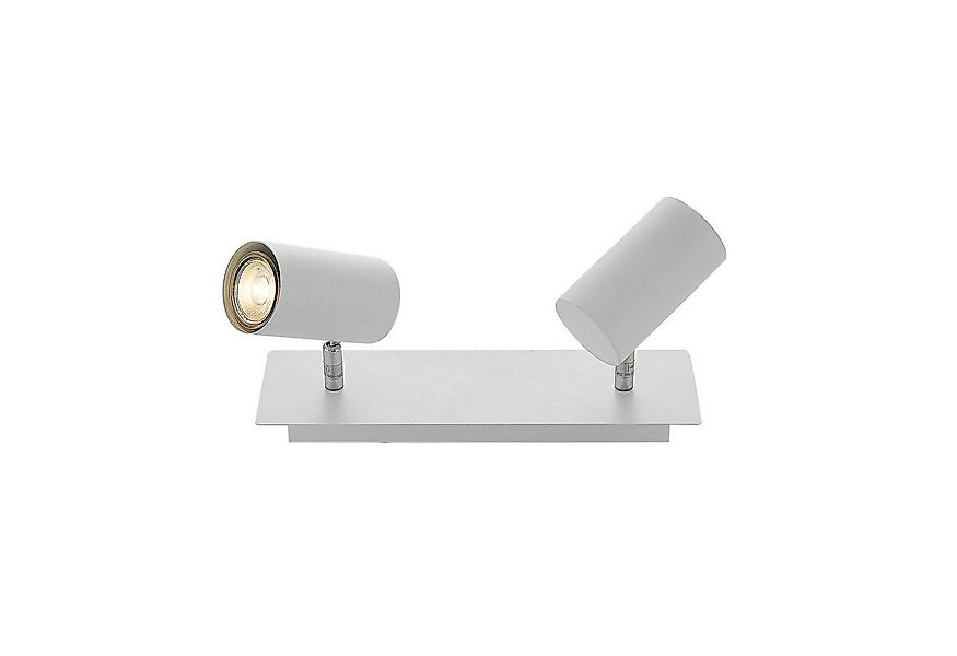 Lindby Deckenstrahler Joffrey, Metall, Weiß IP20, 2 x 10 W LED günstig online kaufen