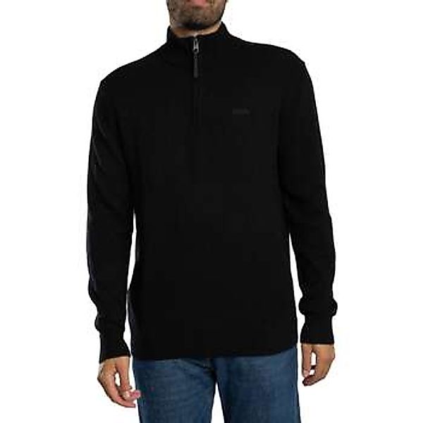 Superdry  Pullover Pullover aus Wollmischung mit halbem Reißverschluss günstig online kaufen