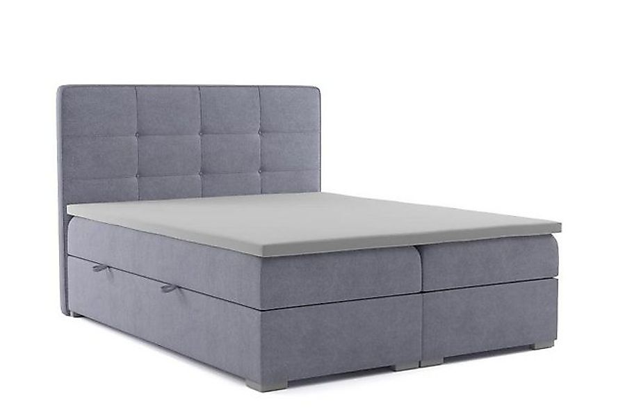 JVmoebel Bett Boxspring Bett Hotel Doppel Textil Luxus Betten Polster Bettk günstig online kaufen