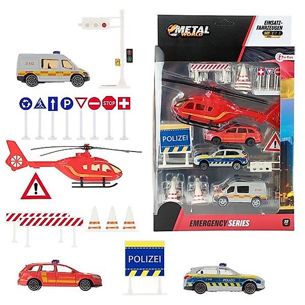 Toi-Toys Spielzeug-Krankenwagen Rettungsdienst Fahrzeuge Polizei Krankenwag günstig online kaufen