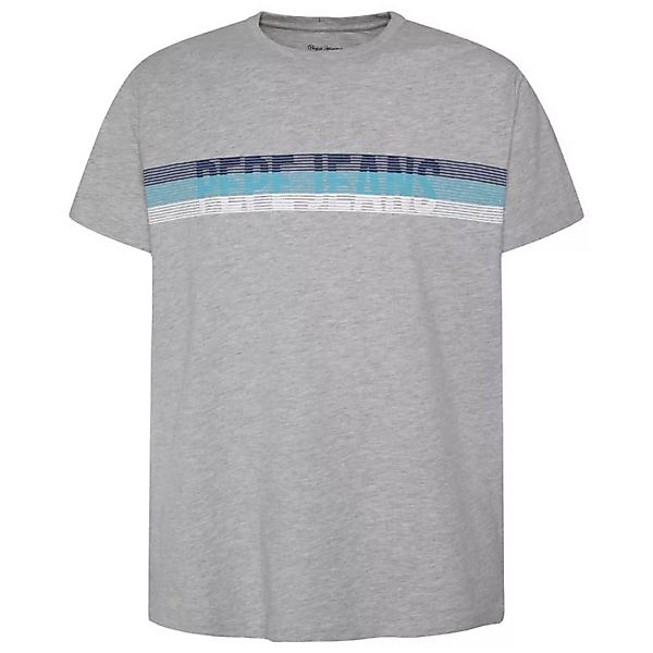 Pepe Jeans Marke Kurzärmeliges T-shirt S Grey Marl günstig online kaufen