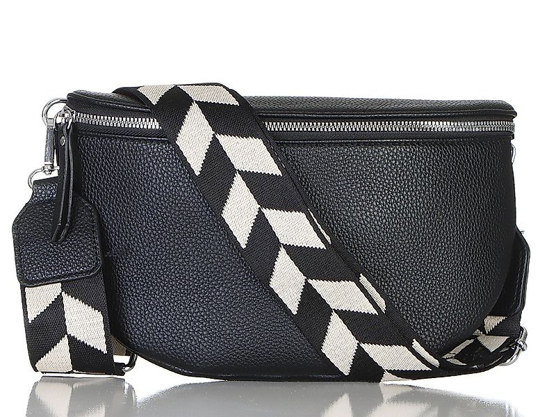 simaranda Handtasche Gürteltasche Damen 25 Schwarz günstig online kaufen