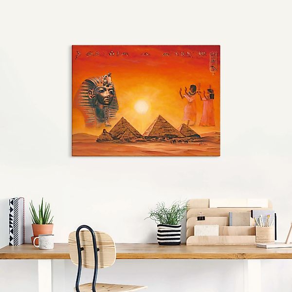 Artland Wandbild "Ägyptische Impressionen", Afrika, (1 St.), als Alubild, O günstig online kaufen