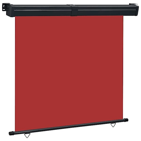 furnicato Balkon-Seitenmarkise 175x250 cm Rot günstig online kaufen