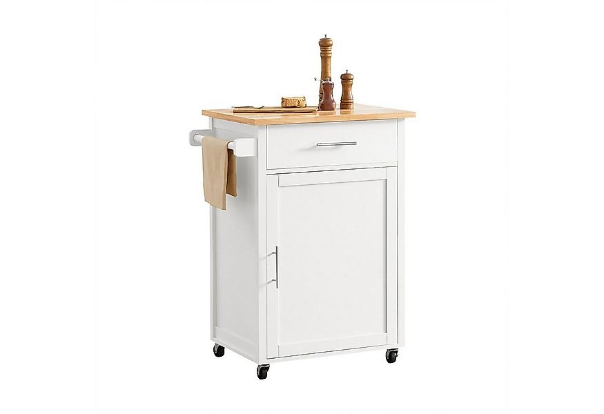 SoBuy Küchenwagen FKW102, Rollwagen Küche Beistellwagen Regal Küche, mit Ar günstig online kaufen