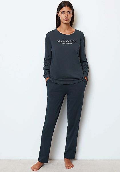 Marc OPolo Pyjamaoberteil "Mix & Match Cotton" Rundhalsausschnitt, Single J günstig online kaufen