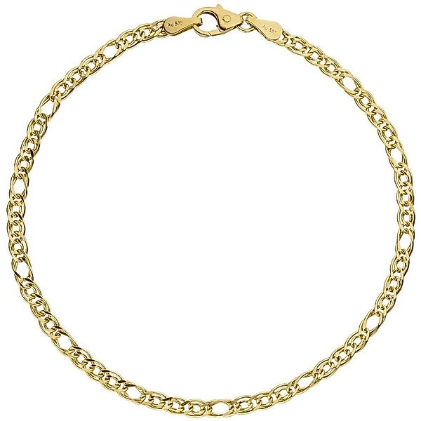 Schmuck Krone Goldarmband 3mm Zwillings-Panzerarmband aus günstig online kaufen