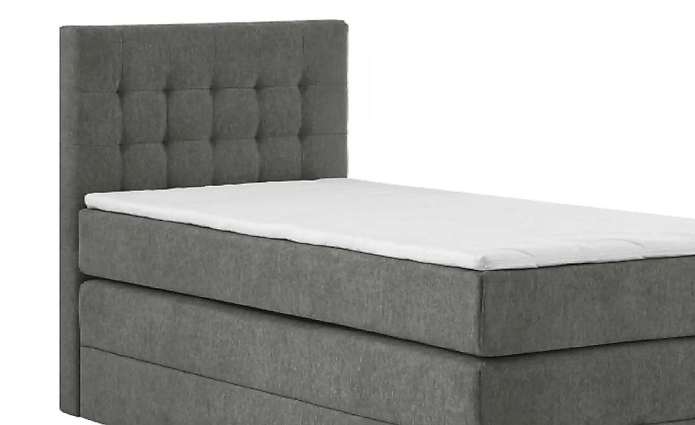 Boxspringbett mit Bettkasten Barcelona ¦ grau ¦ Maße (cm): H: 110 Betten > günstig online kaufen