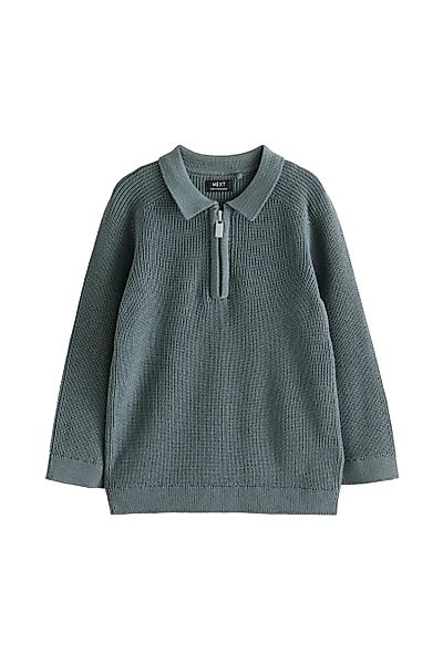 Next Polokragenpullover Strick-Poloshirt mit langen Ärmeln günstig online kaufen