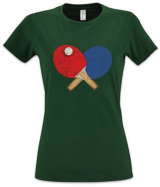 Urban Backwoods Print-Shirt Table Tennis Tools Damen T-Shirt Player Tischte günstig online kaufen