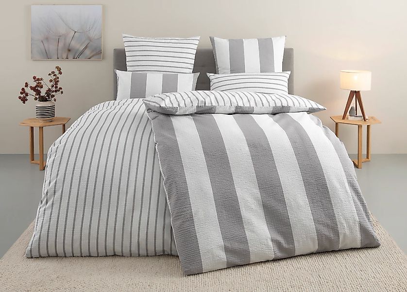 OTTO home Bettwäsche "Sari" 3 Stk. in verschiedenen Qualitäten, moderne Bet günstig online kaufen