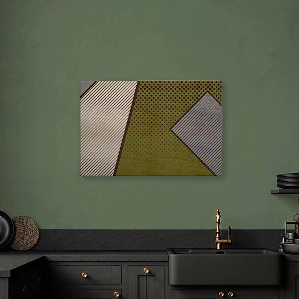 Bricoflor Pop Art Leinwand Bild Im Grafik Stil Modernes Wandbild Mit Geomet günstig online kaufen