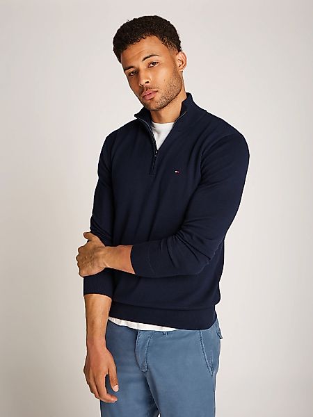 Tommy Hilfiger Troyer ESSENTIAL COTTON ZIP günstig online kaufen