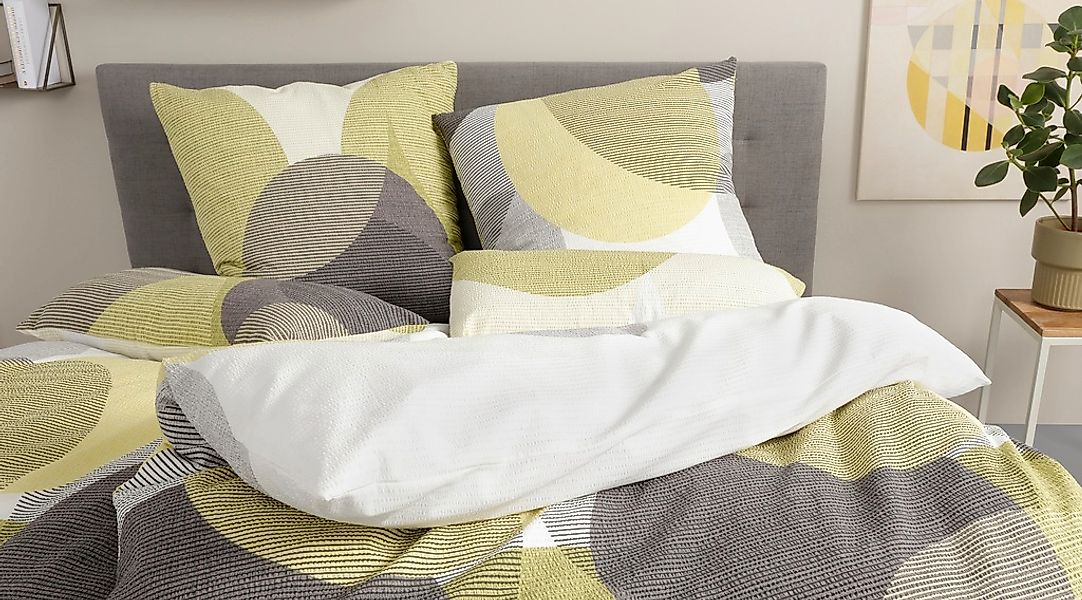 BIERBAUM Bettwäsche "Carla in Gr. 135x200 oder 155x220 cm" 2 Stk. tlg. Bett günstig online kaufen