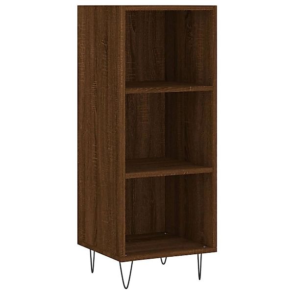 vidaXL Sideboard Braun Eichen-Optik 34,5x32,5x90 cm Holzwerkstoff 828731 günstig online kaufen