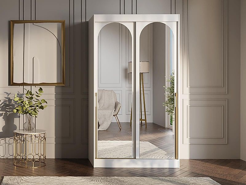 Compleo Schwebetürenschrank mit Spiegel, 120 cm günstig online kaufen