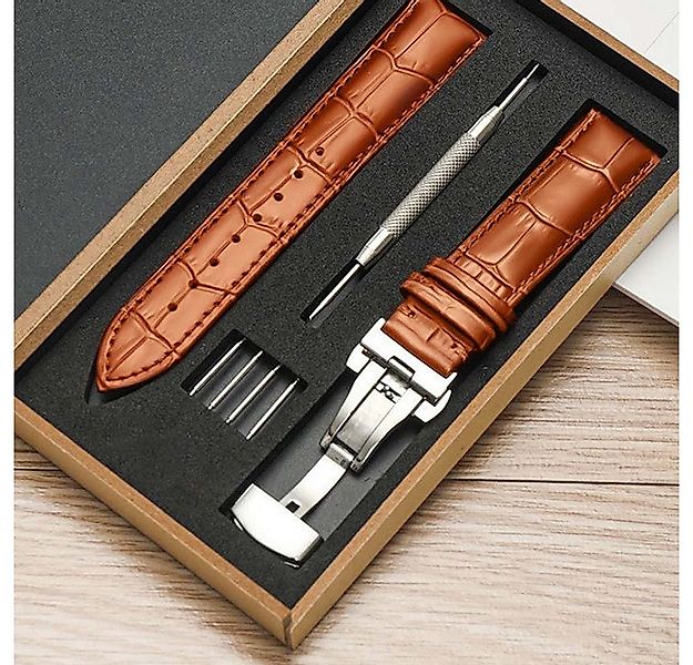 Sunicol Uhrenarmband Vintage,18/20/22mm, weiches Leder, Ersatzbänder für Uh günstig online kaufen