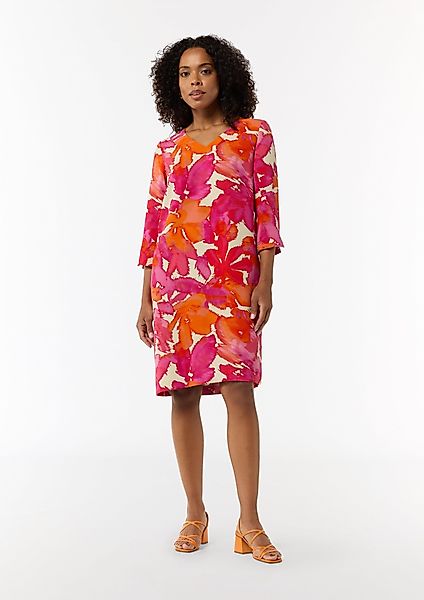 Comma Minikleid Gemustertes Kleid aus Crêpe günstig online kaufen
