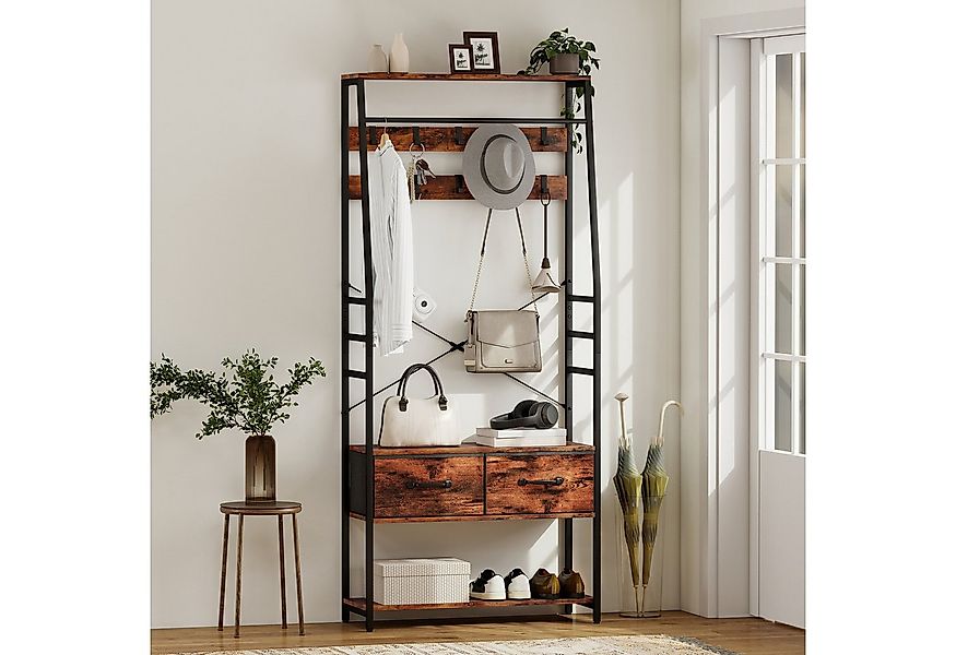 HOMCOM Garderobenständer mit 10 Haken, (Jackenständer, 1 St., Kleiderstände günstig online kaufen