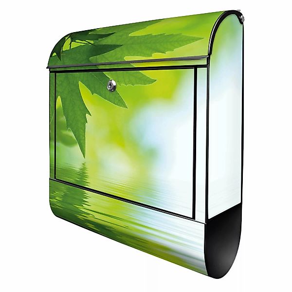 Banjado Design Briefkasten Schwarz Pulverbeschichtet 39x47x14cm 2 Schlüssel günstig online kaufen