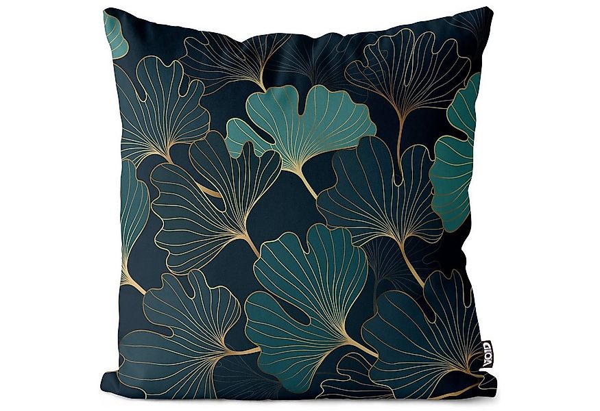 VOID Kissenbezug, (1 Stück), Ginkoblätter Pflanzen Muster frühling mustern günstig online kaufen