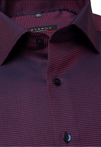 Eterna Langarmhemd strukturiertes Hemd modern fit günstig online kaufen
